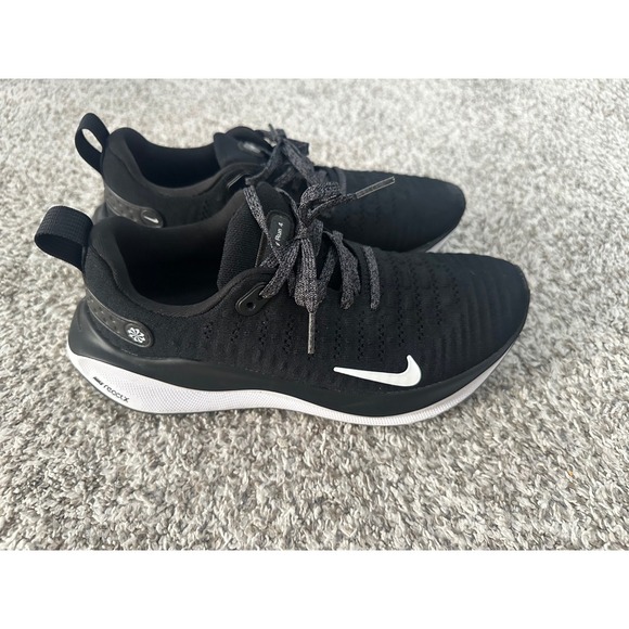 Nike ReactX Infinity Run 4 Running Shoes Sneakers Black Cushioned Size 7.5 - Picture 1 of 6